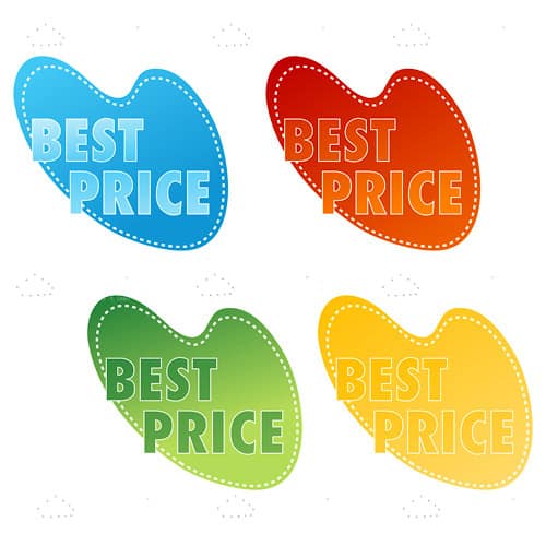 Colourful Best Price Tags
